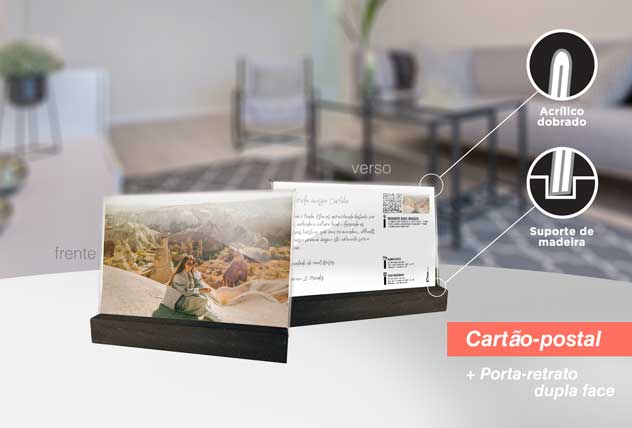 Cartão-postal personalizado